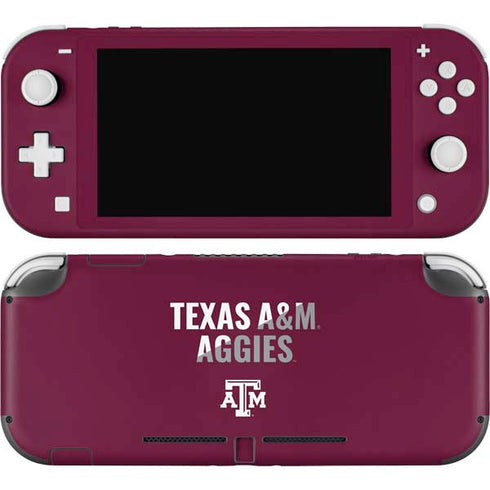 Texas A&M University Aggies Nintendo Switch Lite Skin